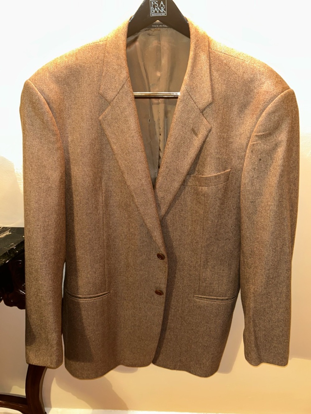 Vintage Armani Collezioni Cashmere Silk Blazer Sport Coat Made in Italy 46L